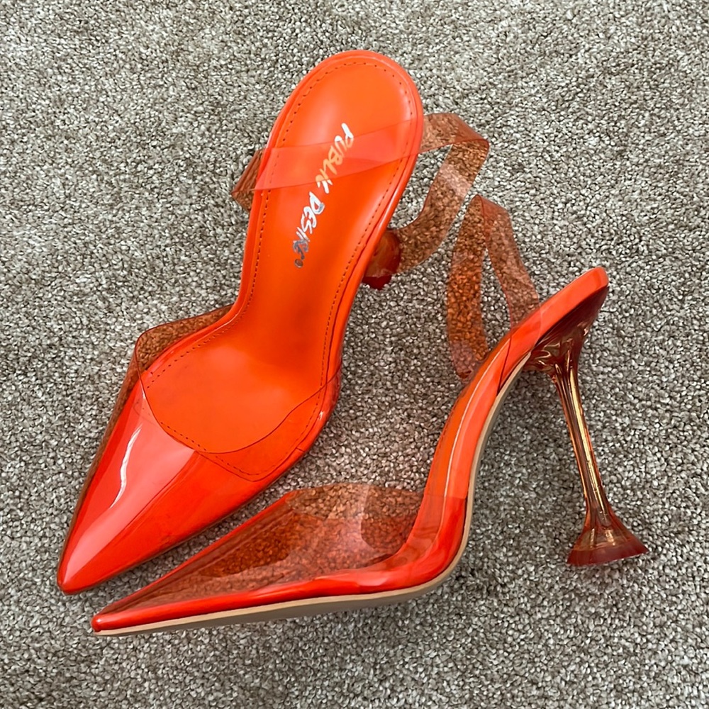 Orange heels